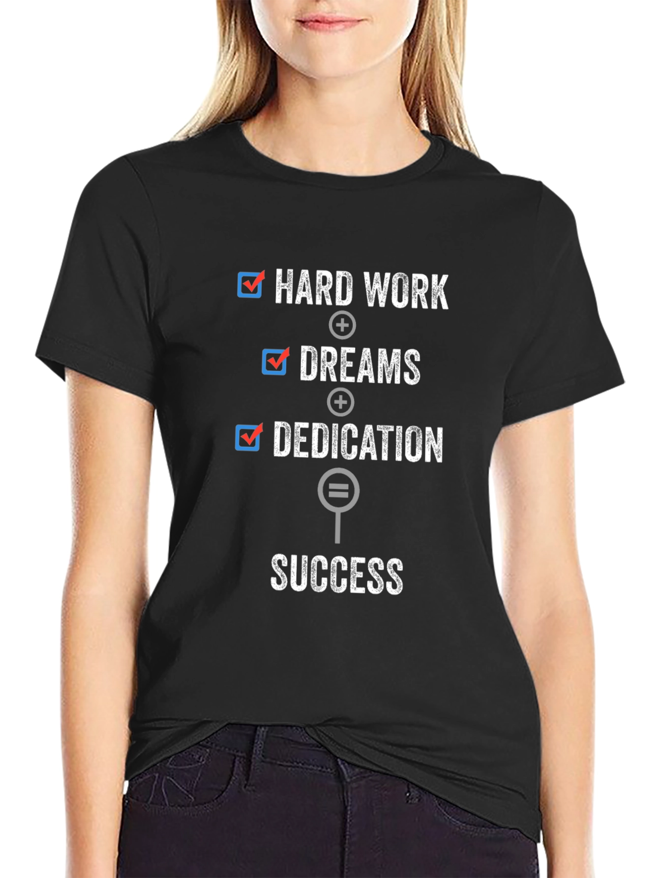 Hard Work + Dreams = Success Graphic Tee