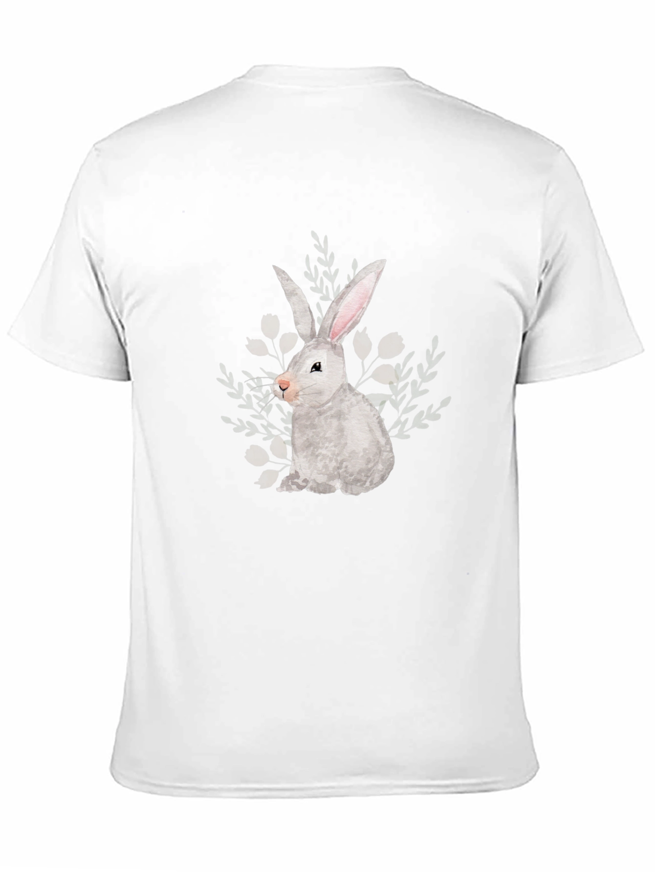 Bunny Graphic Tee - Soft Black T-Shirt
