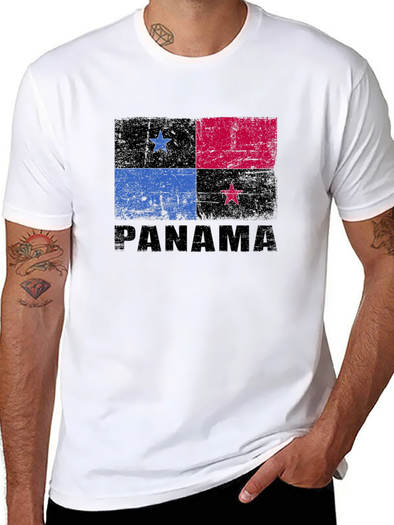 Panama Flag Graphic T-Shirt