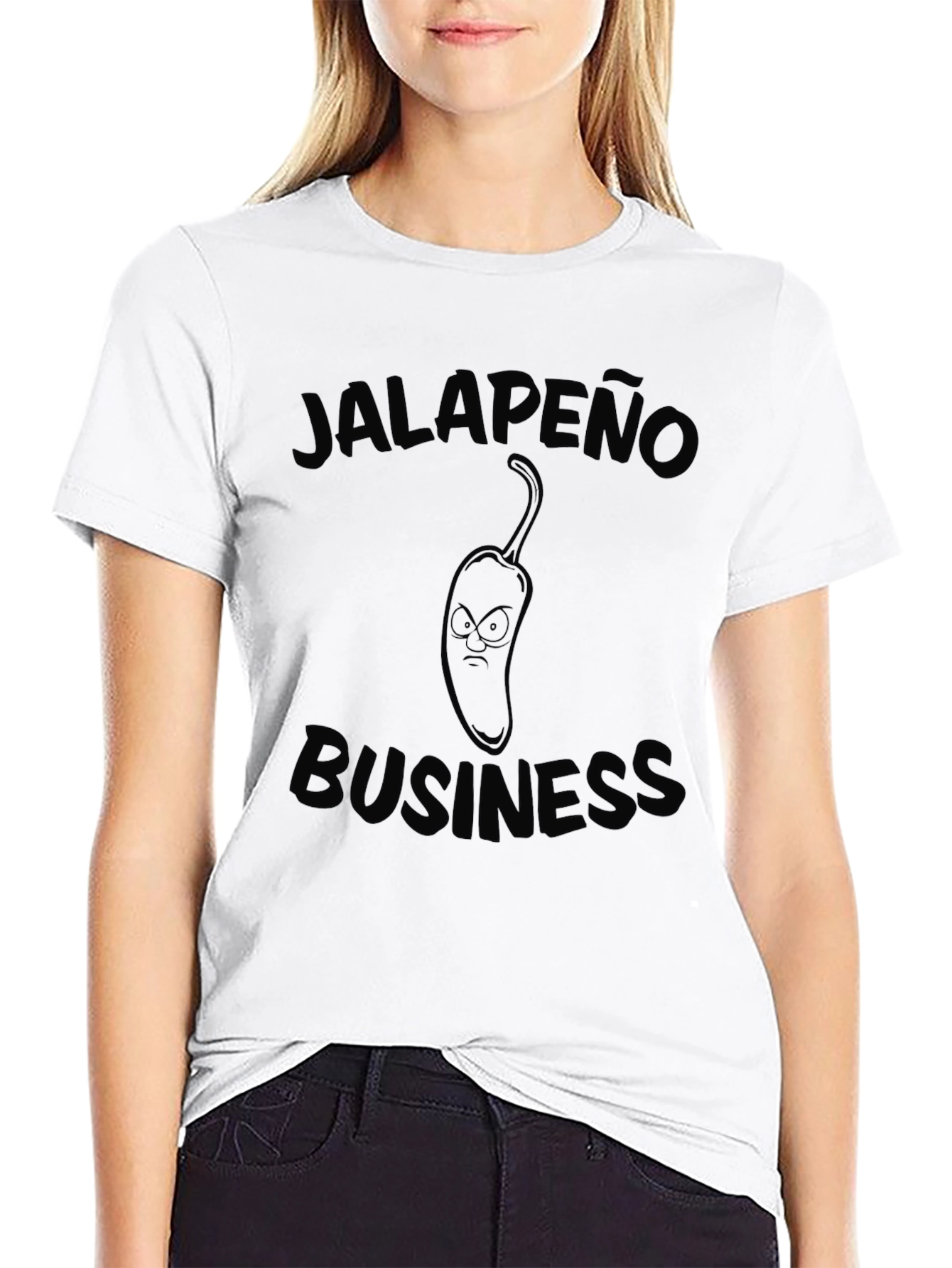 Jalapeno Business Black T-Shirt