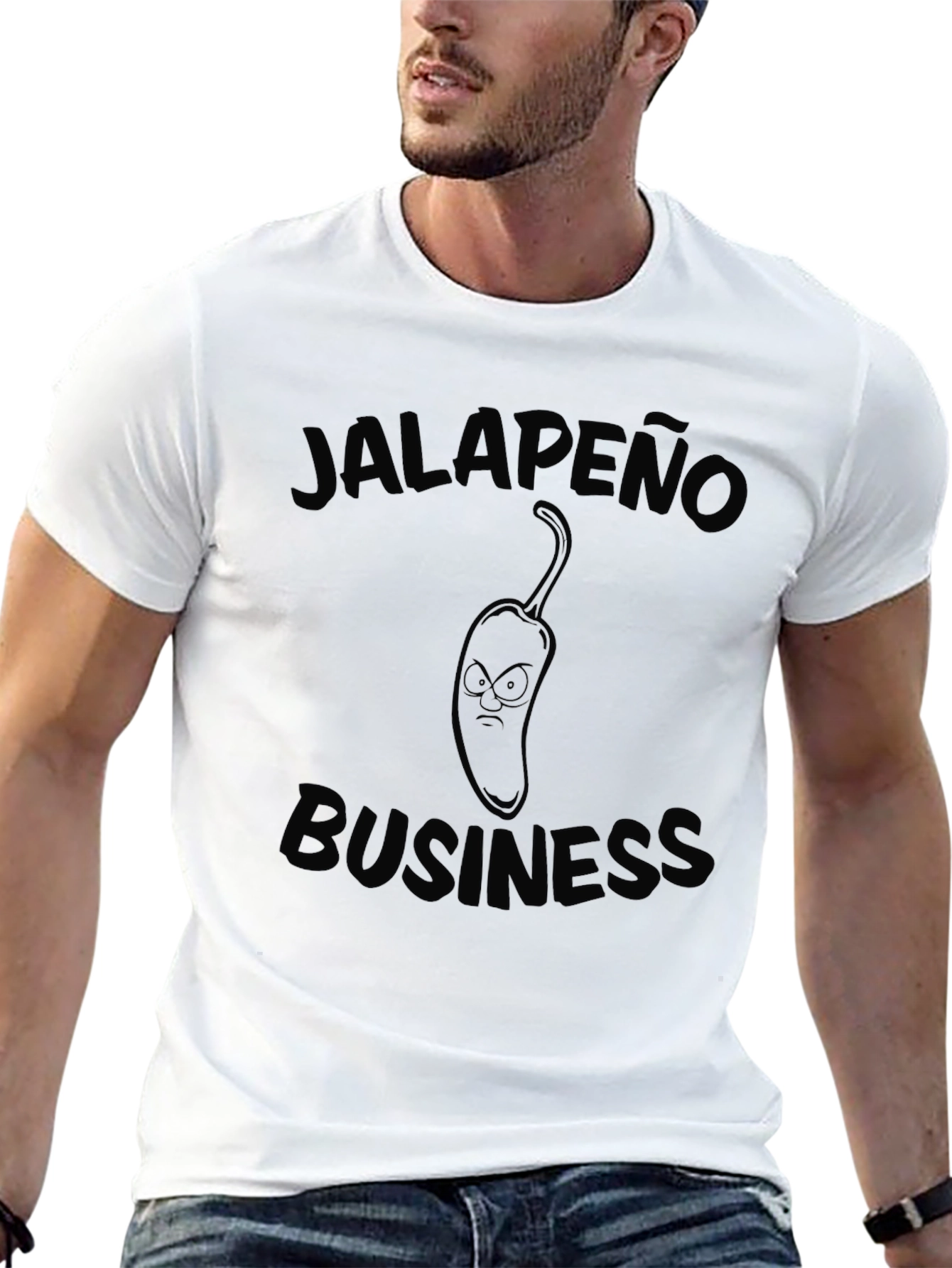 Jalapeno Business Black T-Shirt