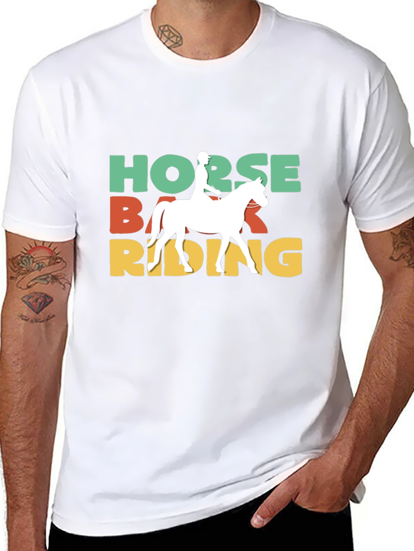 Horseback Riding Graphic Tee - Equestrian Style