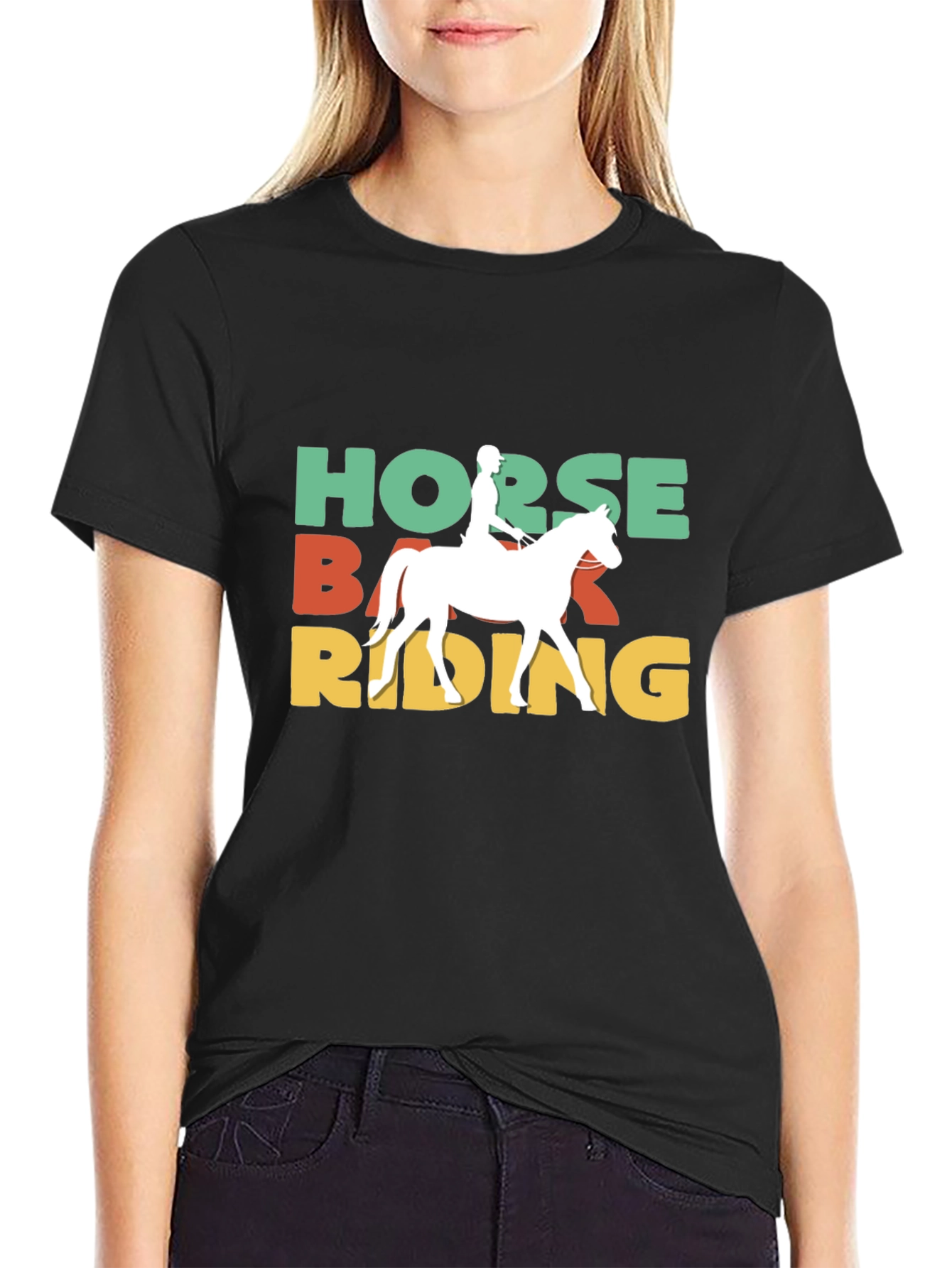 Horseback Riding Graphic Tee - Equestrian Style