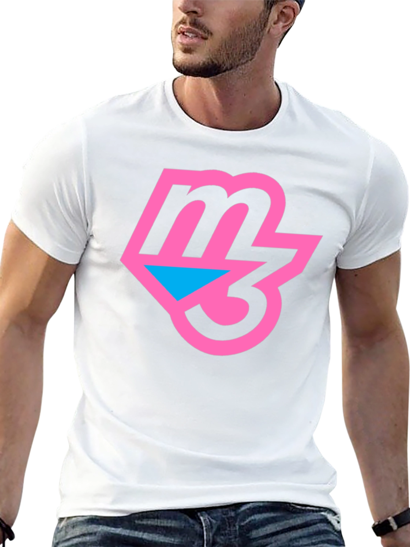 Retro M3 Logo T-Shirt - Black