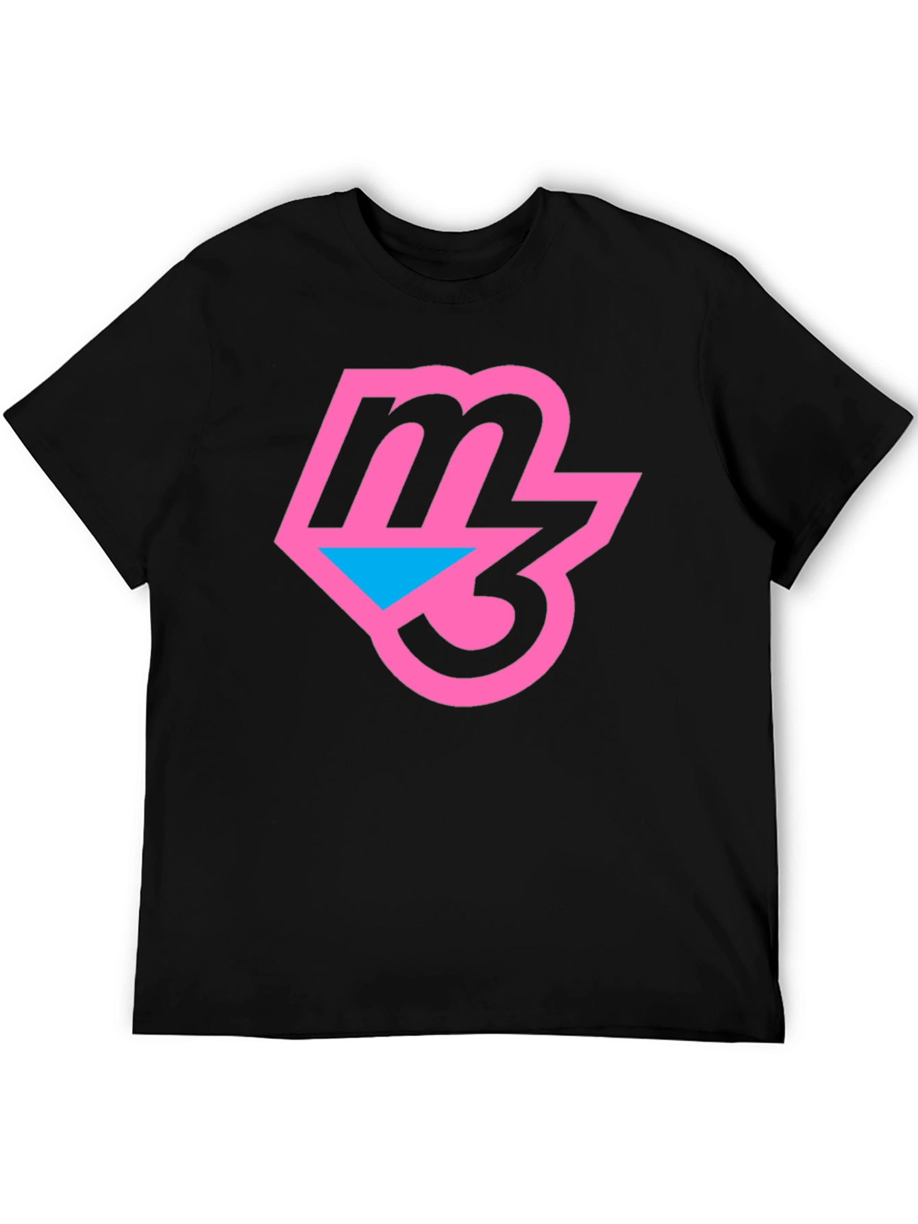 Retro M3 Logo T-Shirt - Black