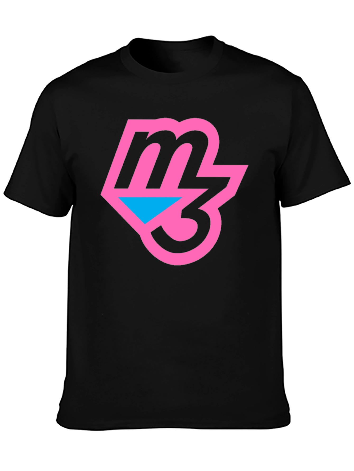 Retro M3 Logo T-Shirt - Black