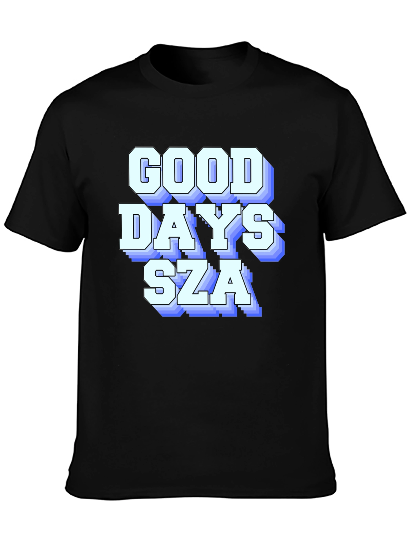 Good Days SZA Graphic T-Shirt - Black