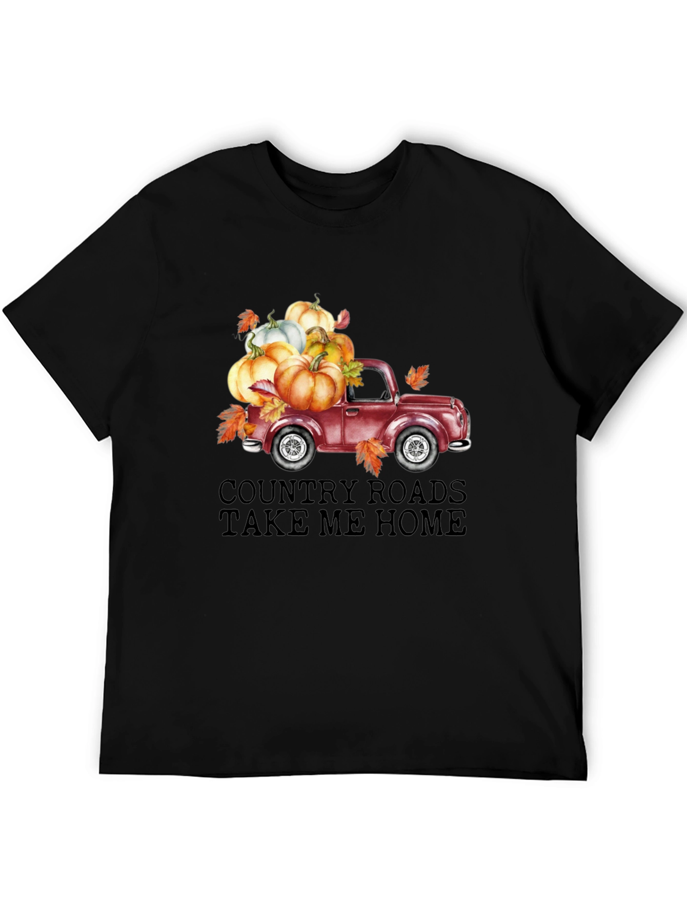 Country Roads Pumpkin Truck T-Shirt
