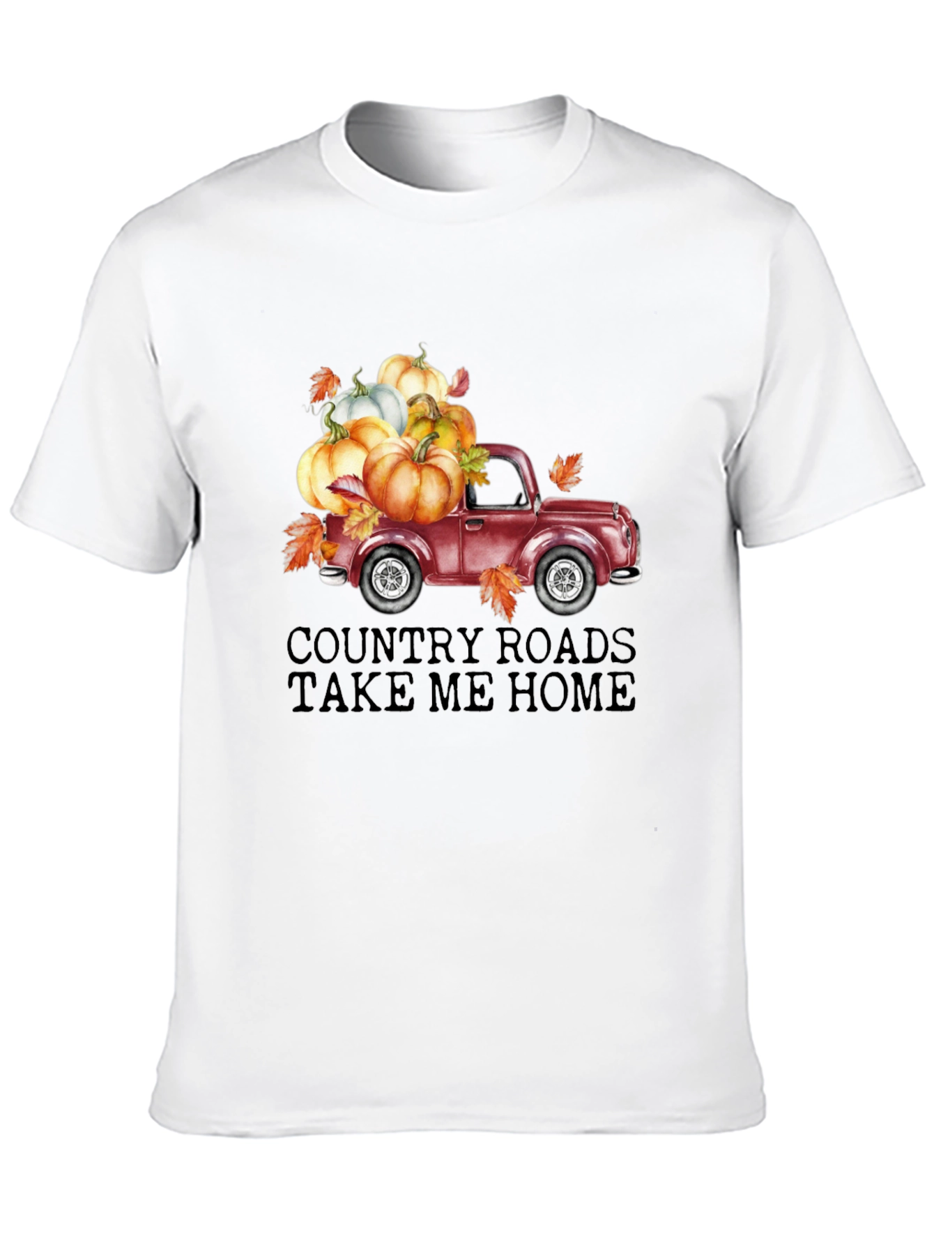 Country Roads Pumpkin Truck T-Shirt