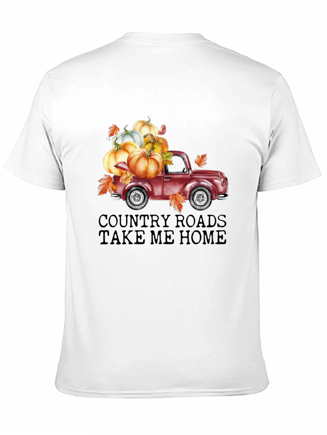 Country Roads Pumpkin Truck T-Shirt