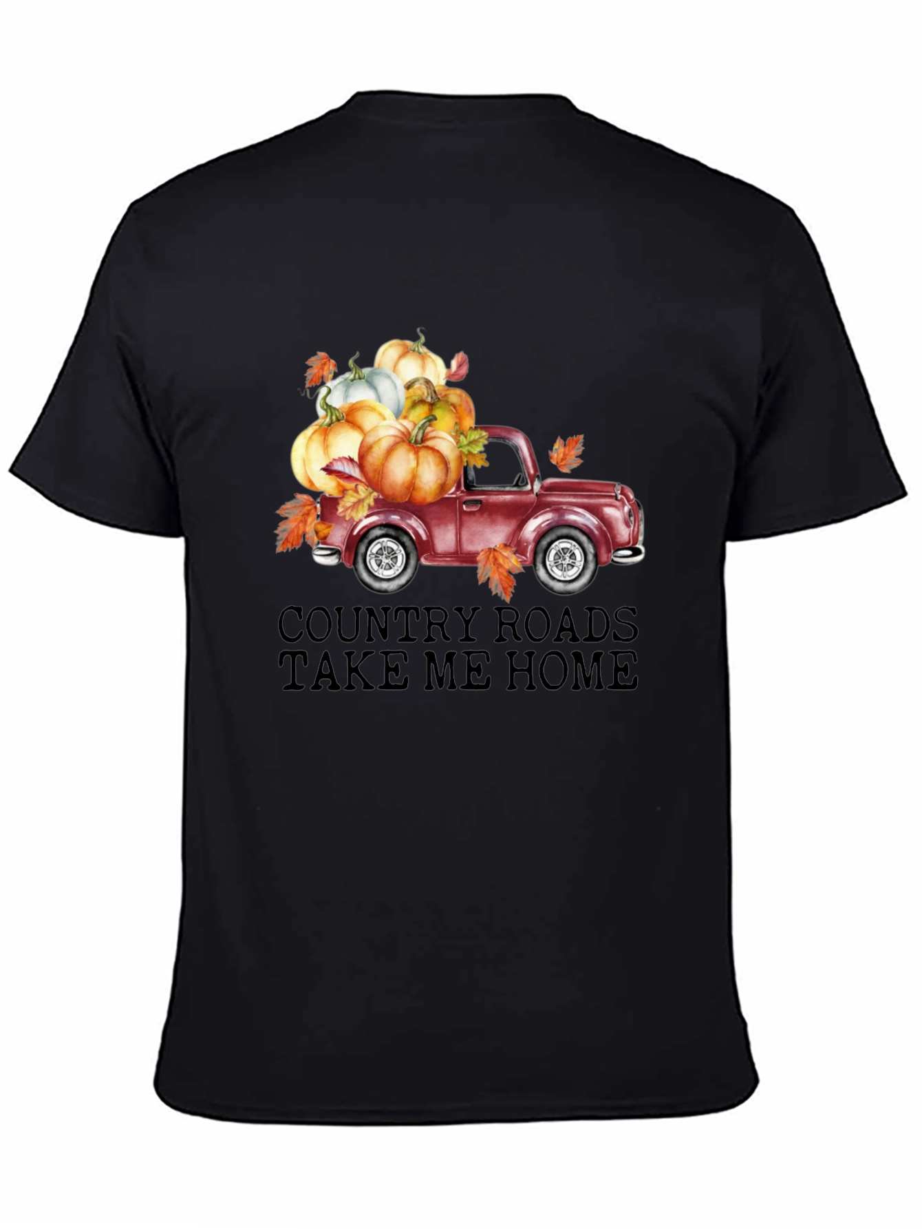 Country Roads Pumpkin Truck T-Shirt