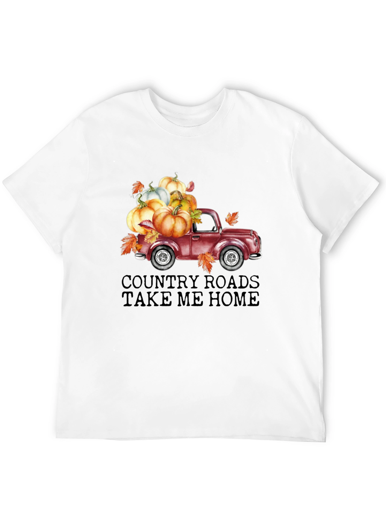 Country Roads Pumpkin Truck T-Shirt