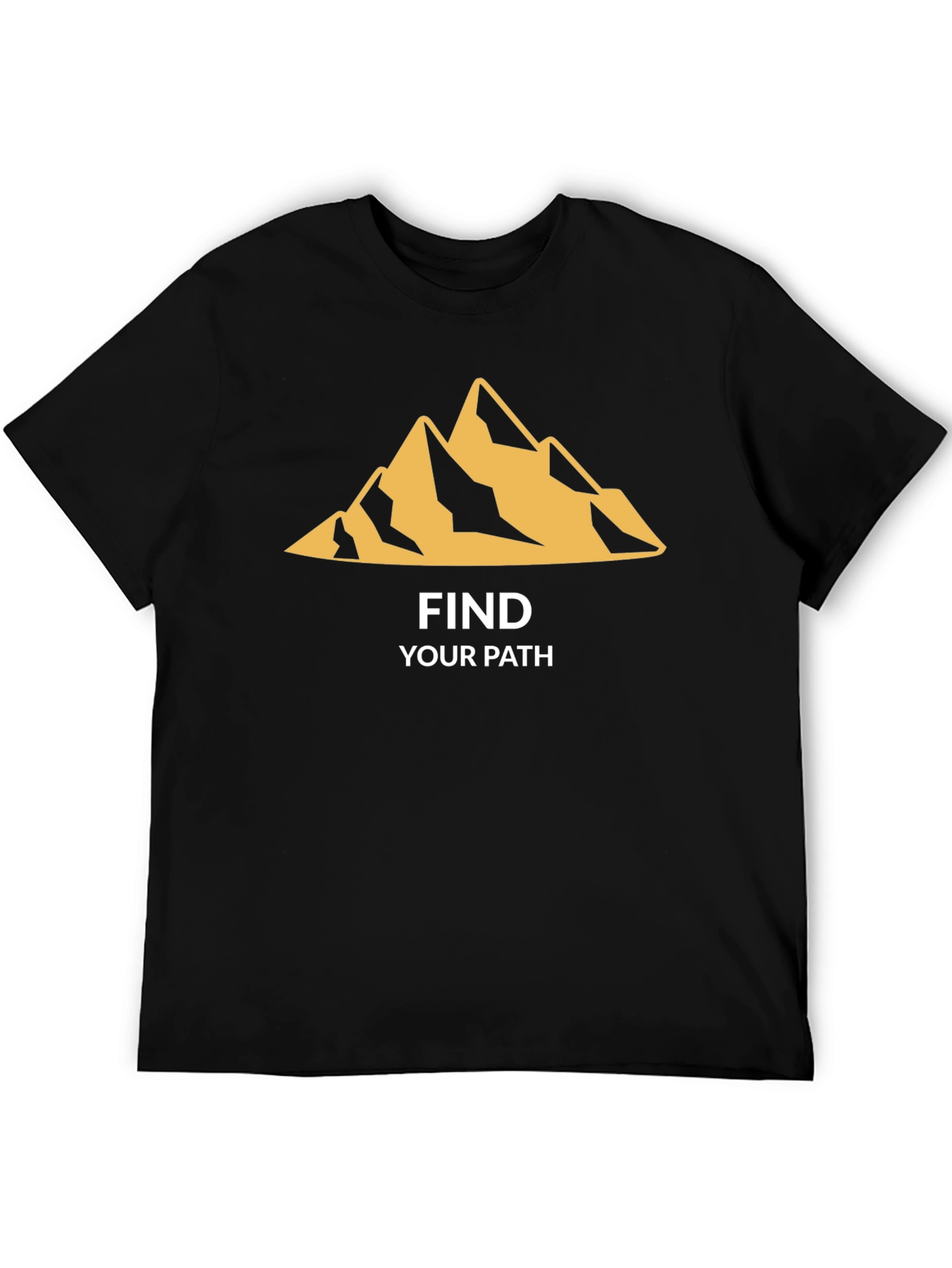 Find Your Path Graphic Tee - Mountain Adventure Shirt