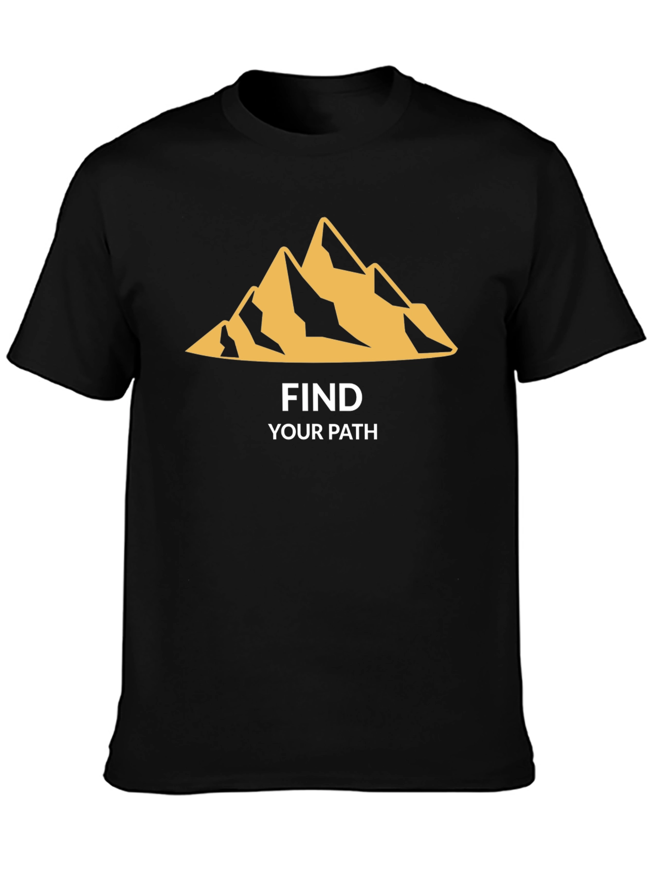 Find Your Path Graphic Tee - Mountain Adventure Shirt