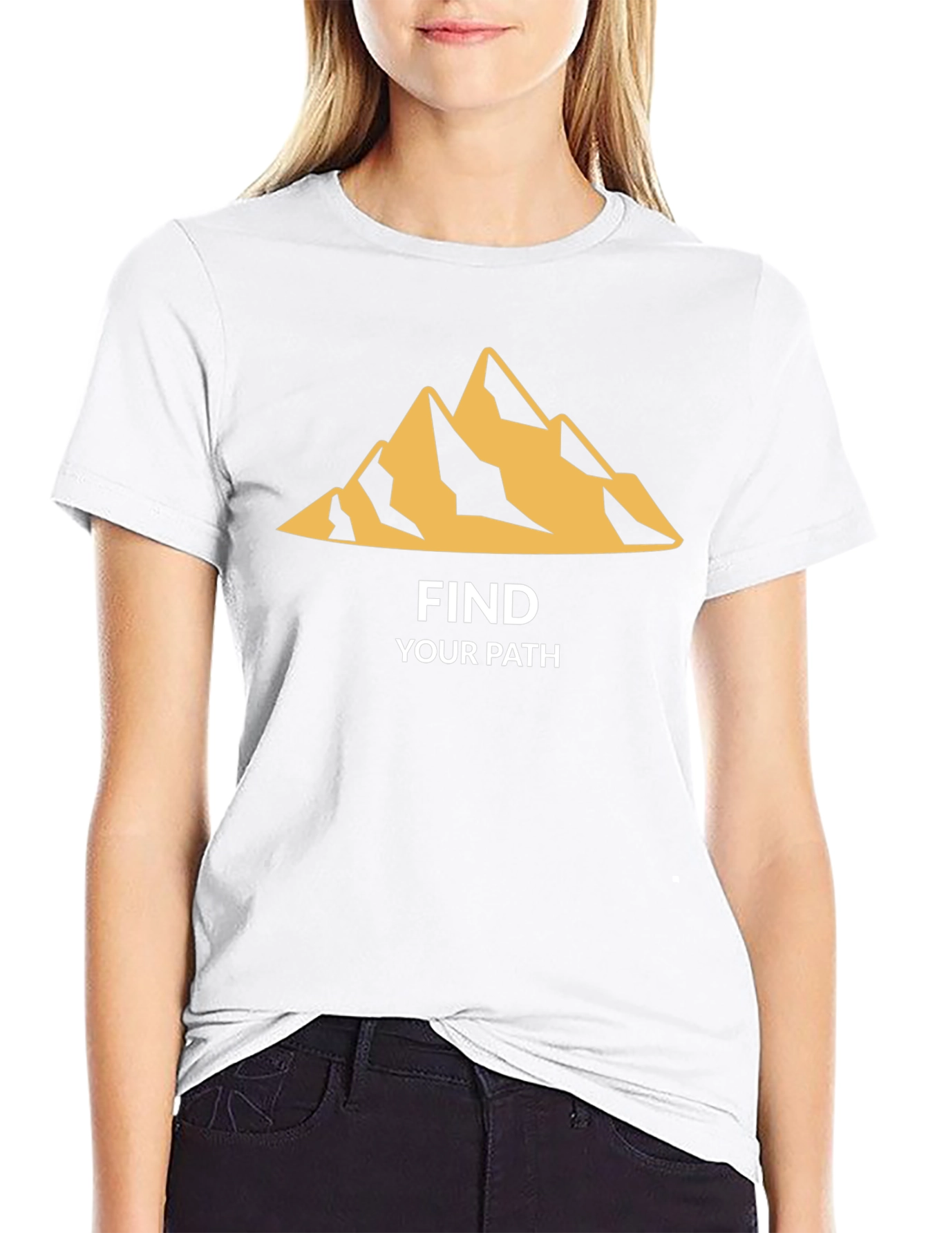 Find Your Path Graphic Tee - Mountain Adventure Shirt