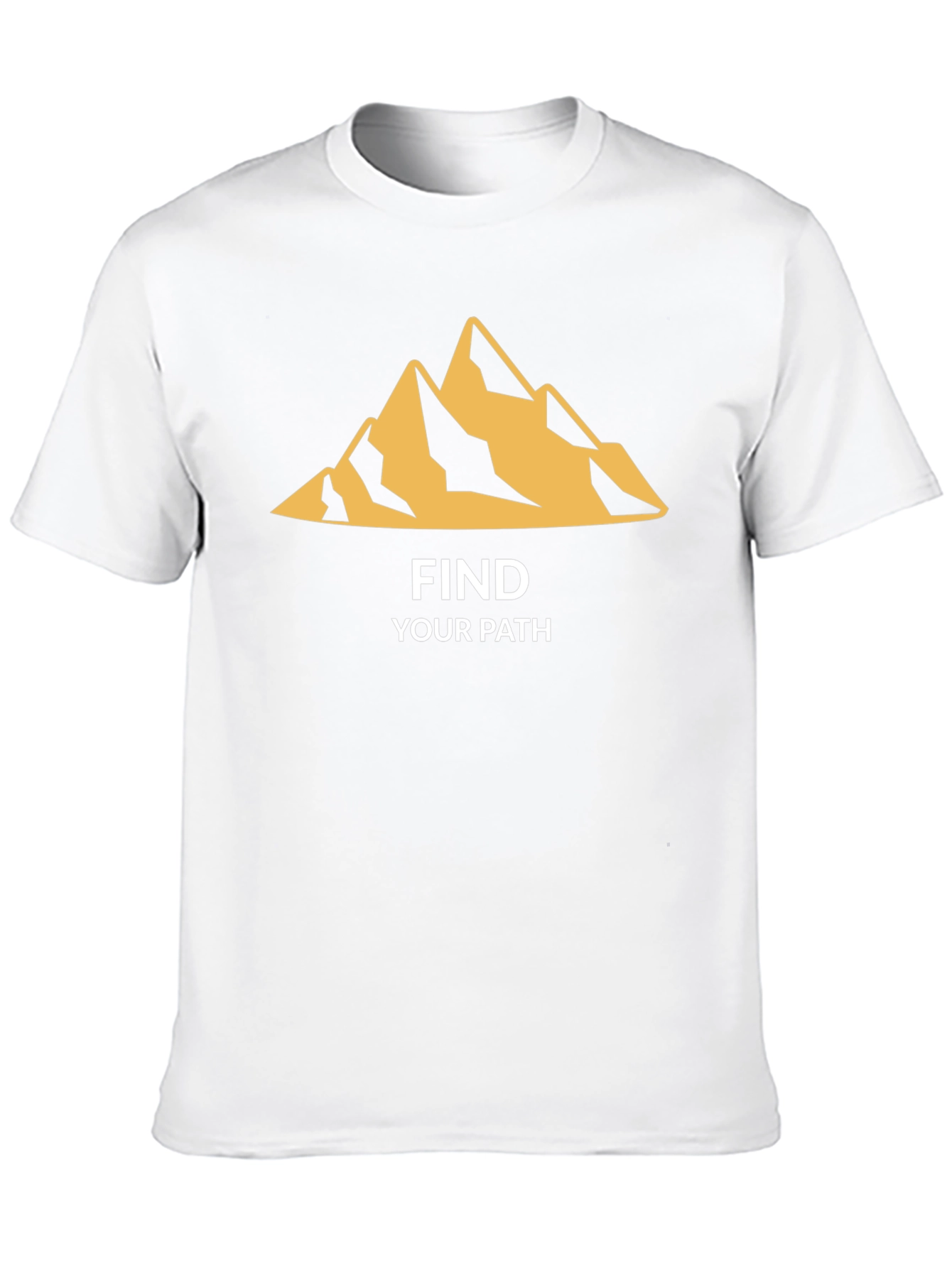 Find Your Path Graphic Tee - Mountain Adventure Shirt