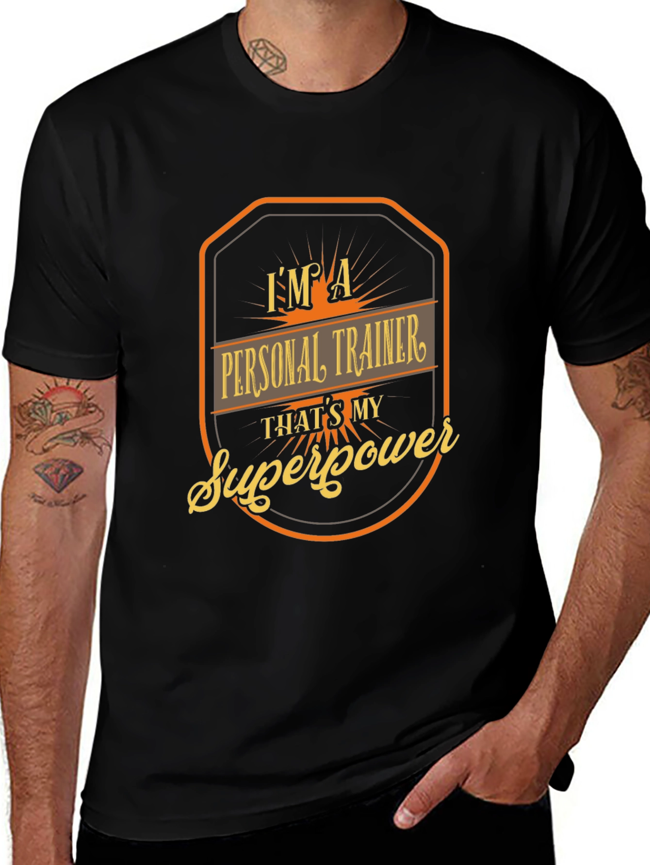 Personal Trainer Superpower Graphic Tee