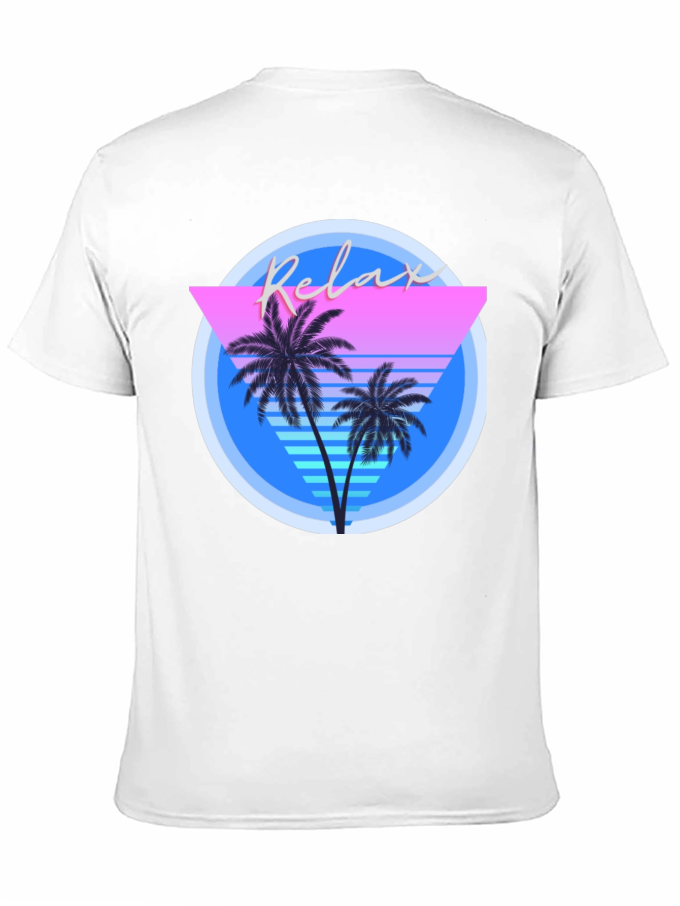 Relax Palm T-Shirt: Retro Summer Vibes