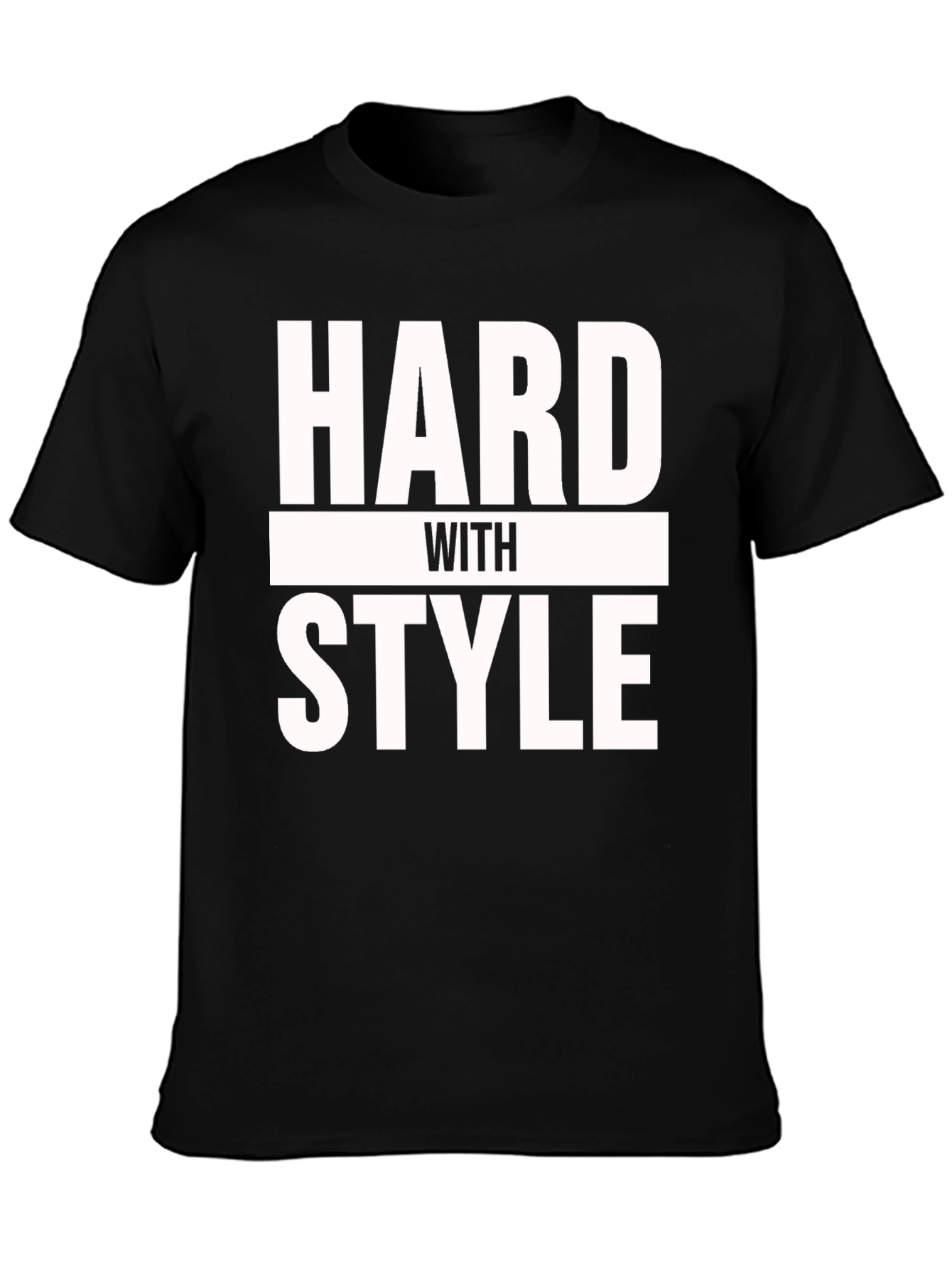 Hard with Style Black T-Shirt