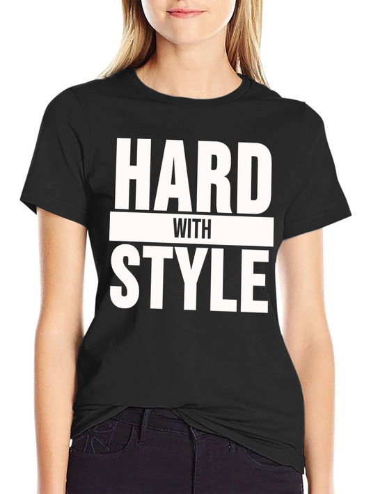 Hard with Style Black T-Shirt