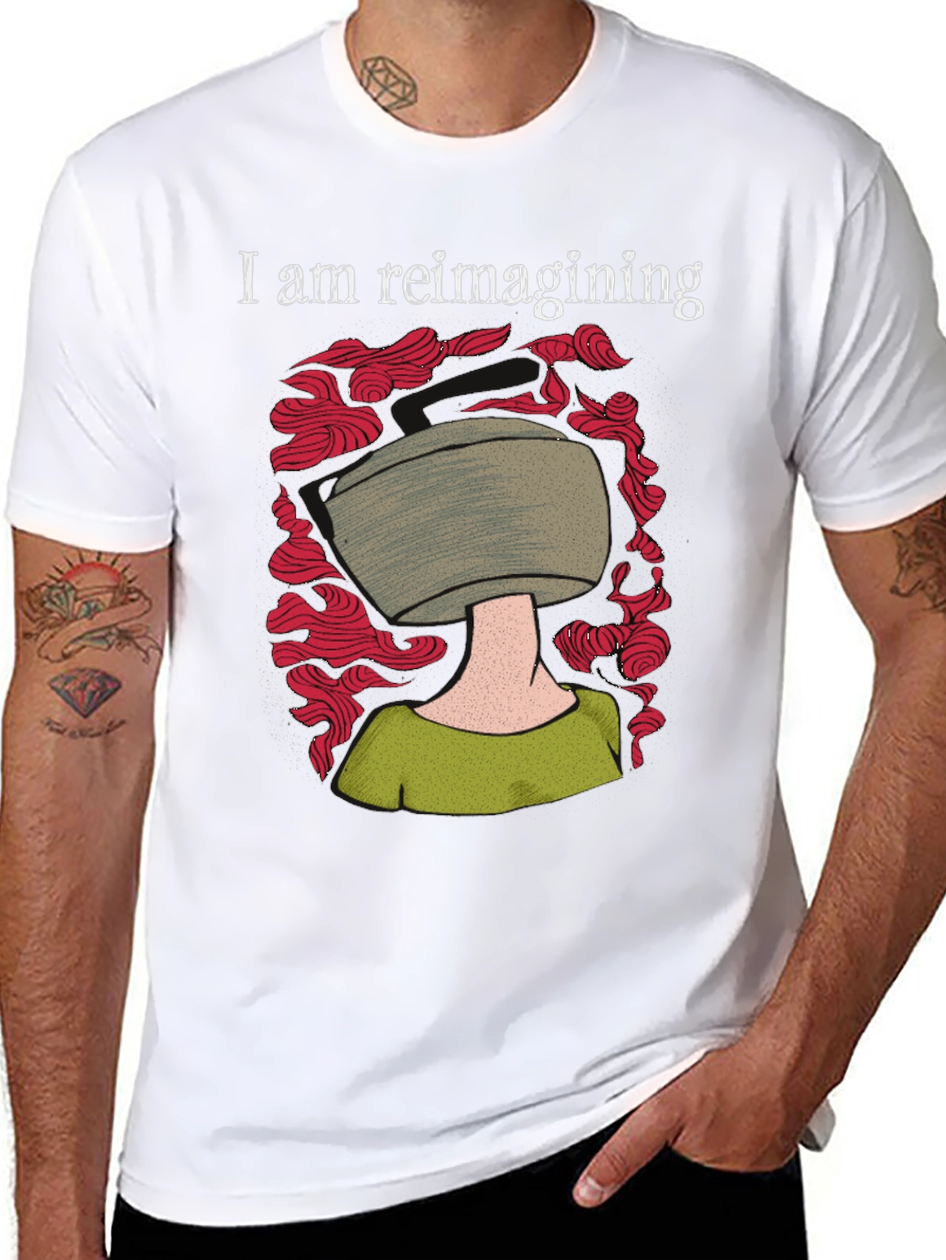 I am Reimagining T-Shirt - Artistic Design