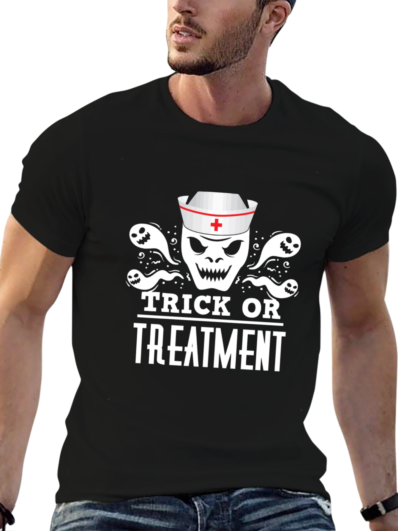 Trick or Treatment Halloween Nurse T-Shirt