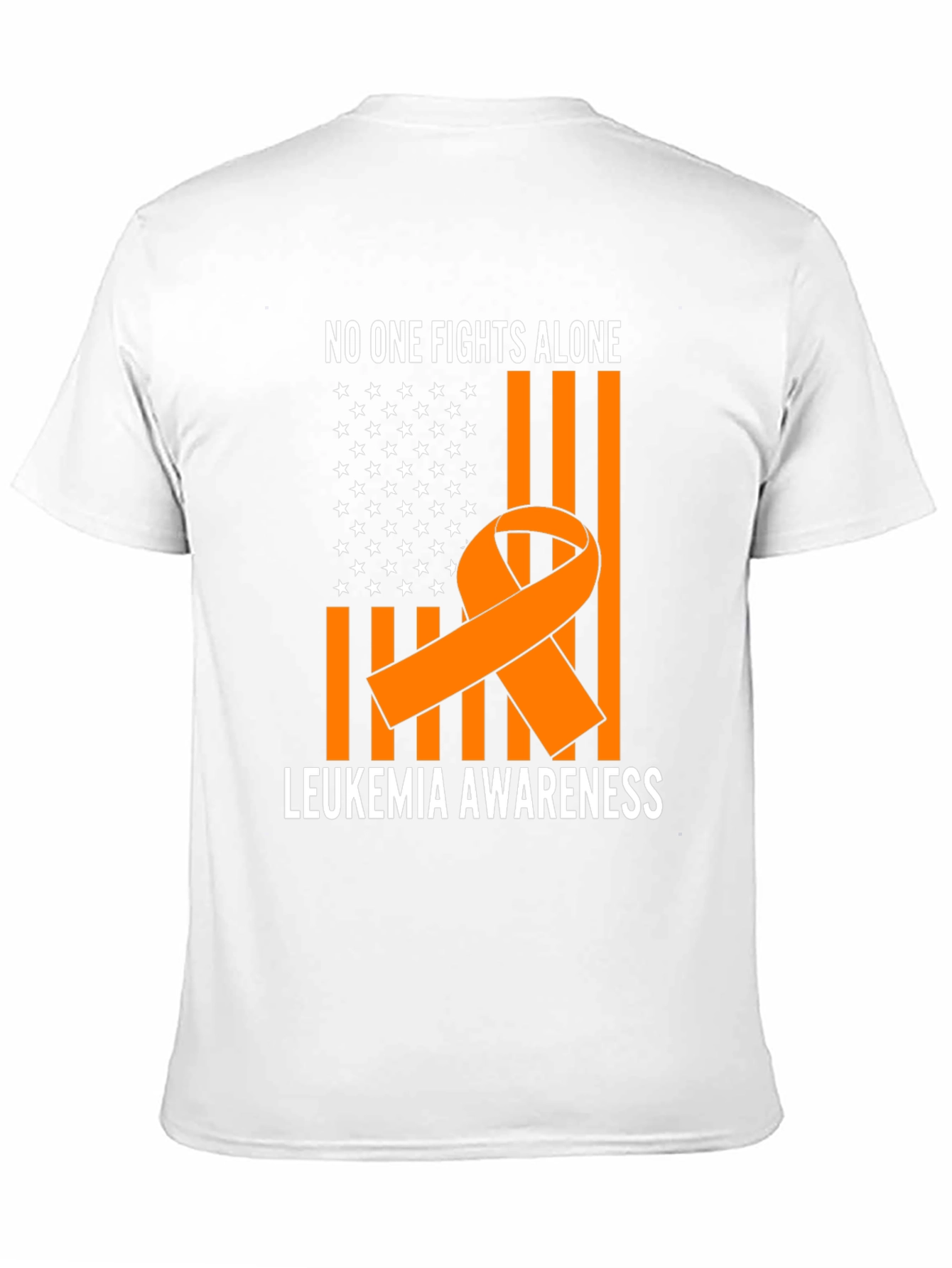 Leukemia Awareness T-Shirt - No One Fights Alone