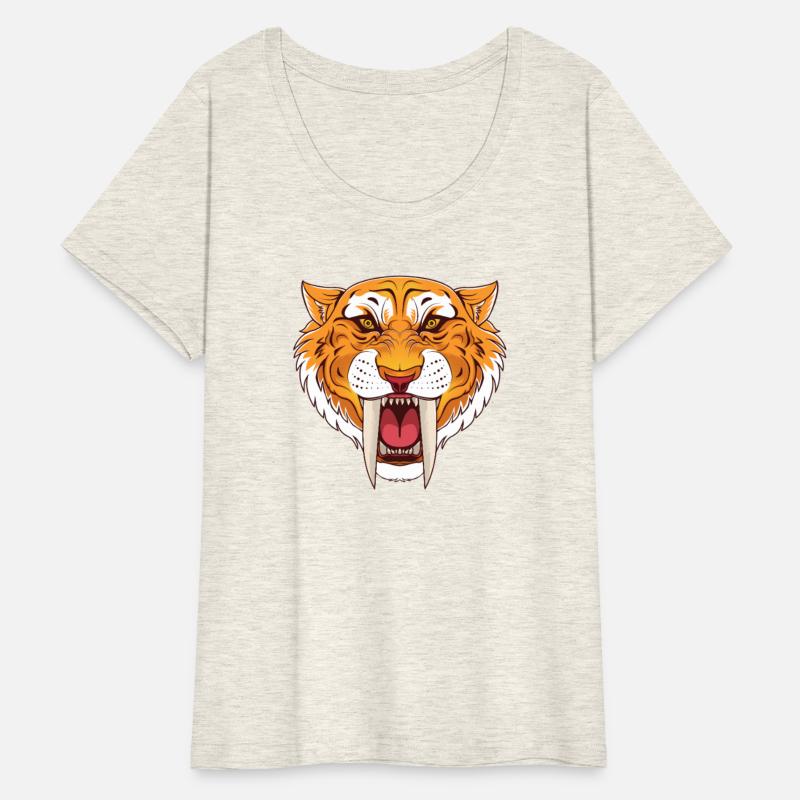 Sabertooth Tiger Smilodon Tiger Face