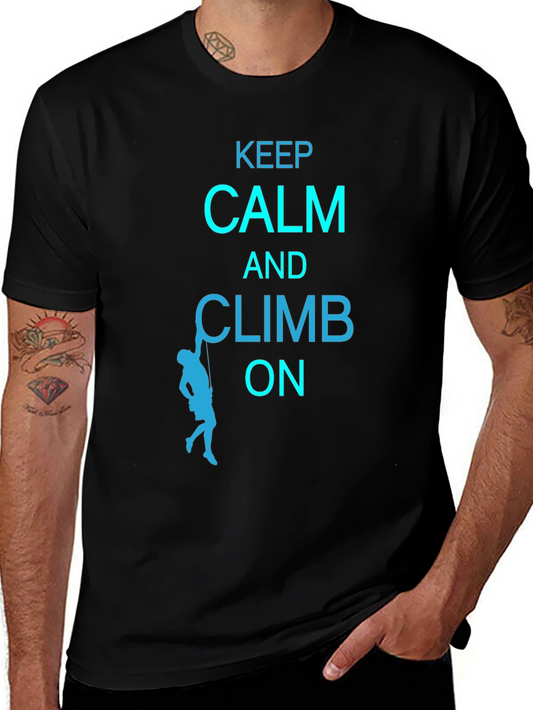 Keep Calm and Climb On Graphic Tee