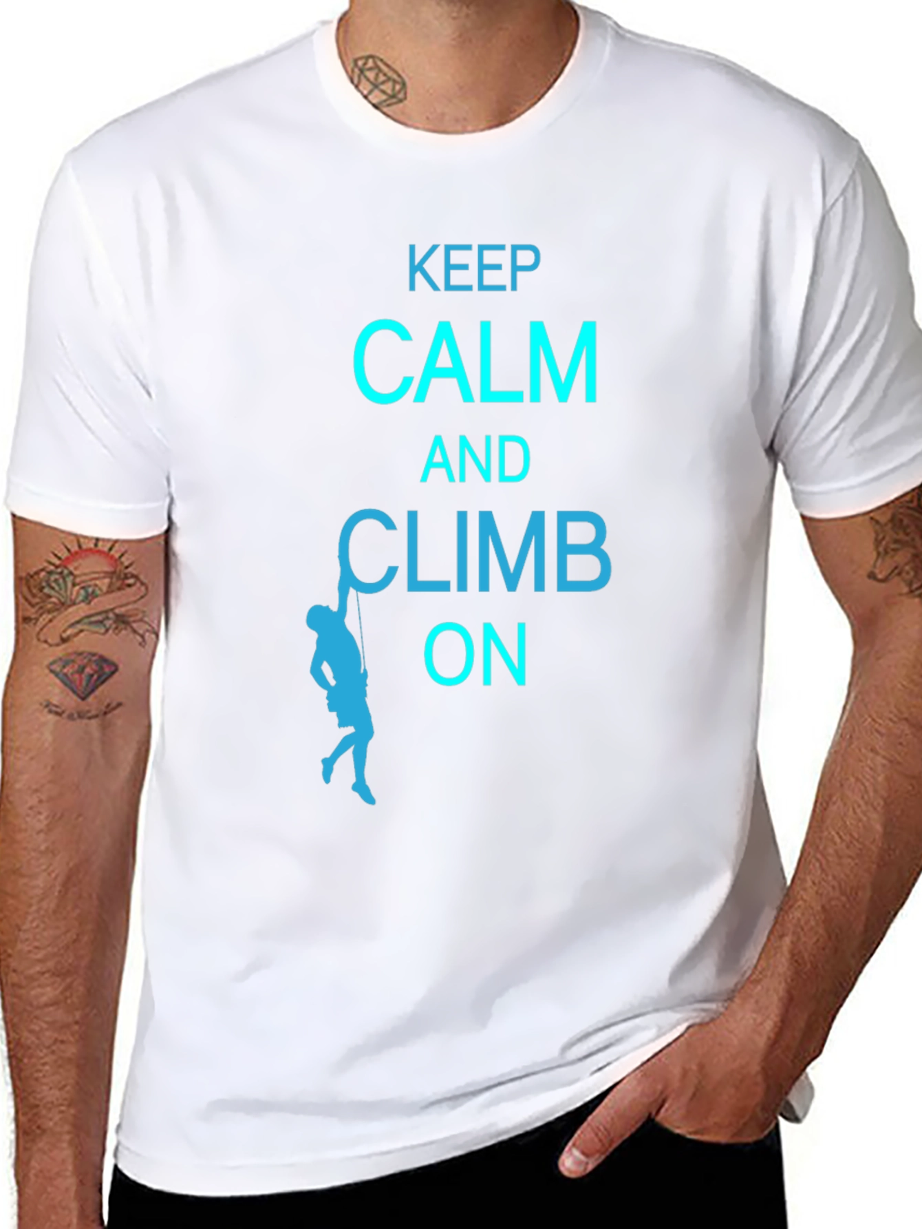 Keep Calm and Climb On Graphic Tee