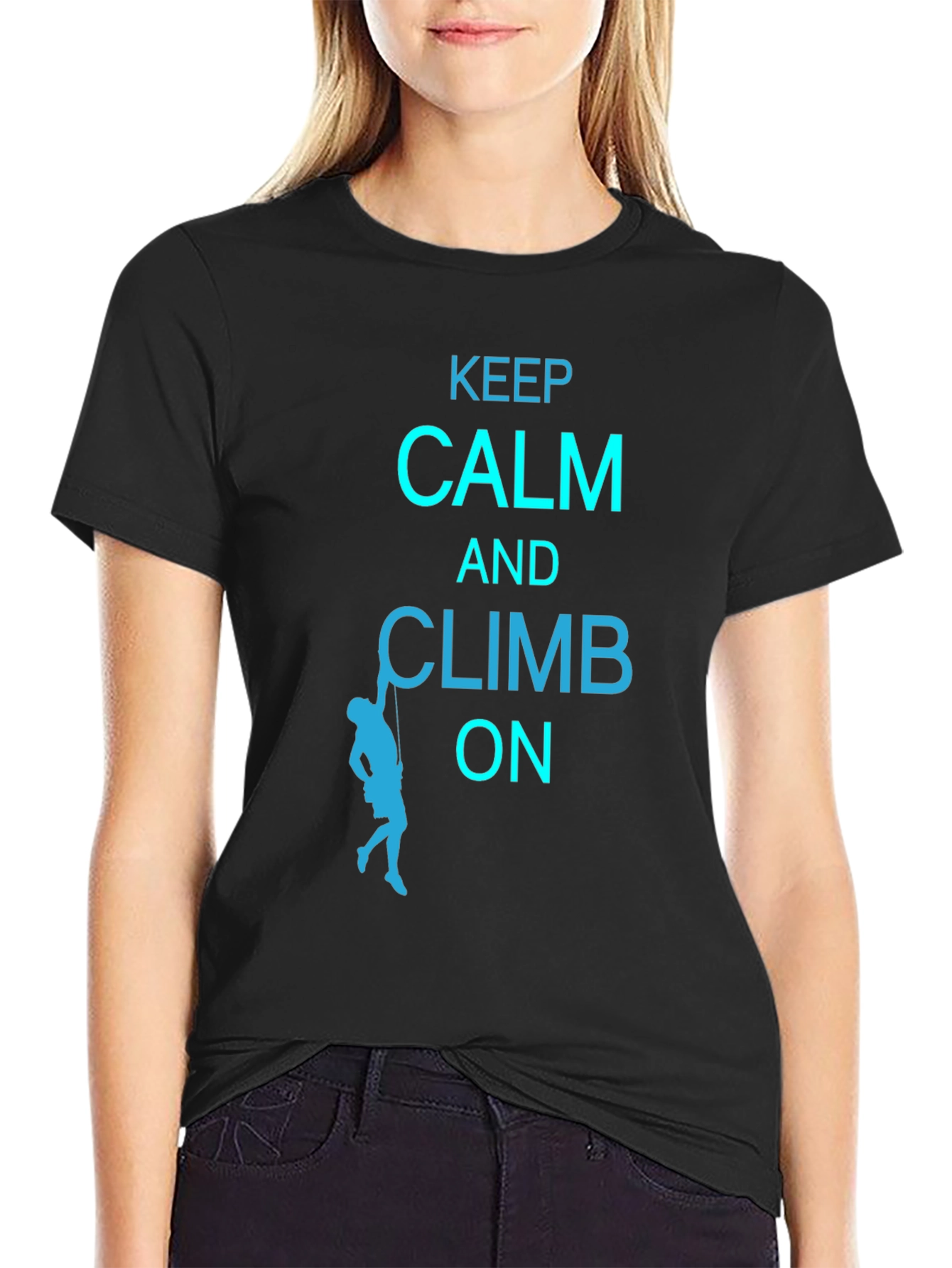 Keep Calm and Climb On Graphic Tee