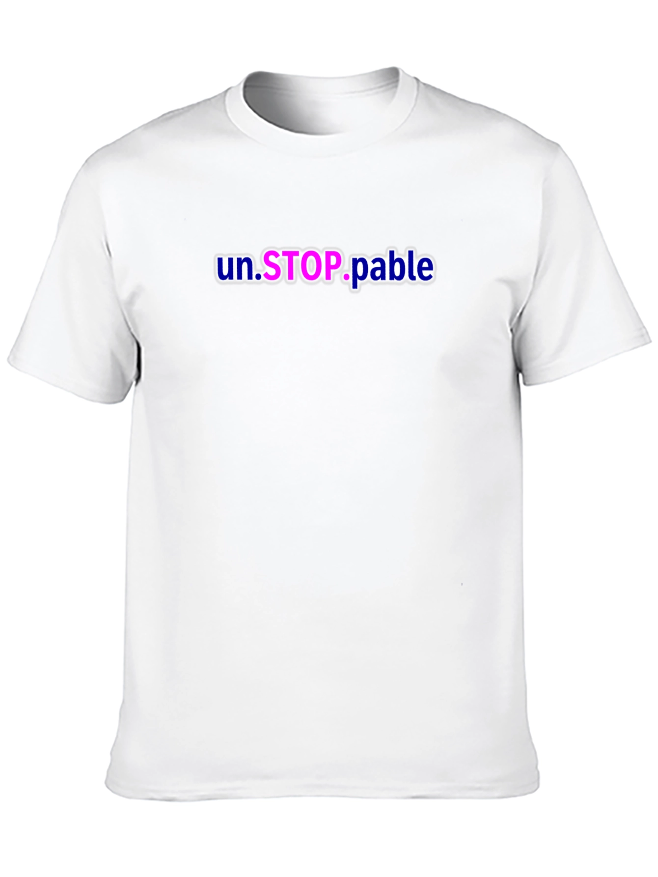 Unstoppable Graphic Tee - Black Casual T-Shirt
