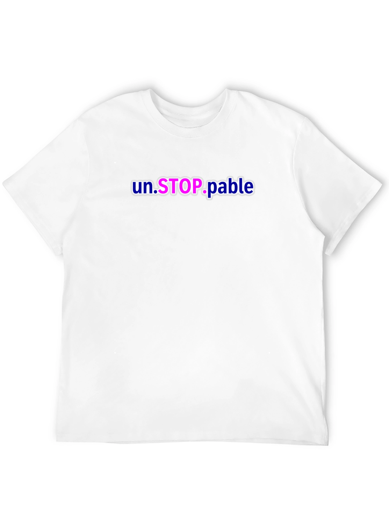 Unstoppable Graphic Tee - Black Casual T-Shirt