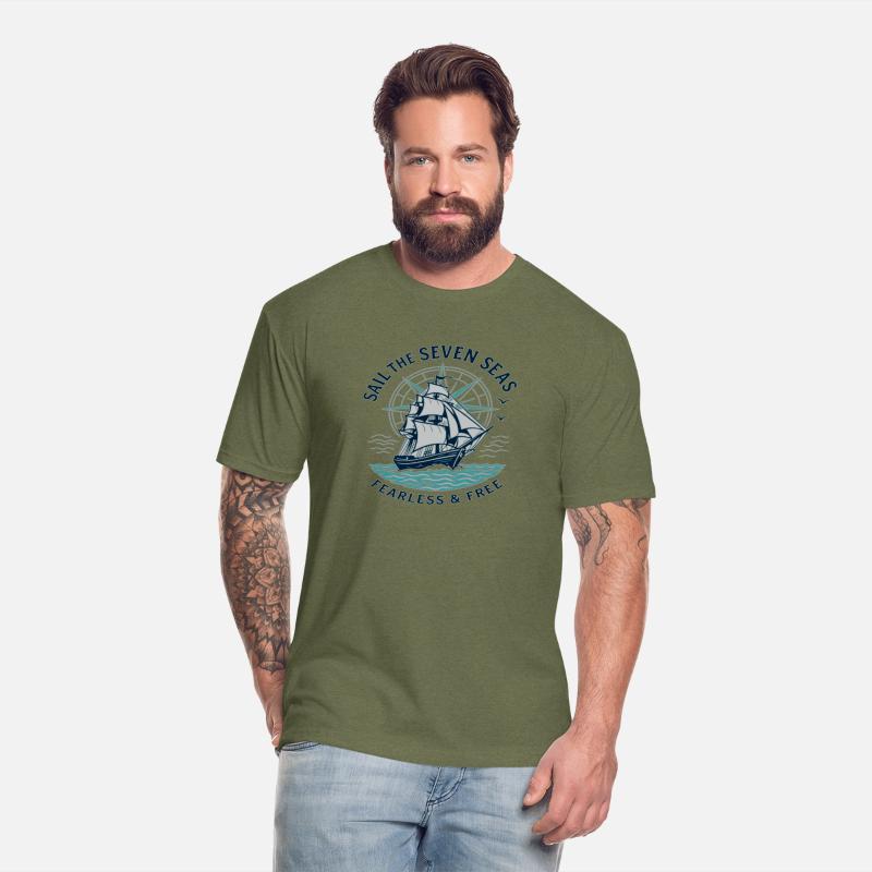 Sail the Seven Seas – Nautical Adventure T-Shirt