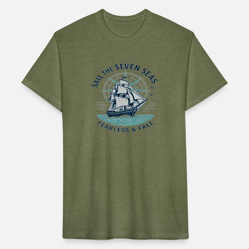 Sail the Seven Seas – Nautical Adventure T-Shirt