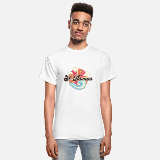 Saint Thomas Caribbean Retro Beach