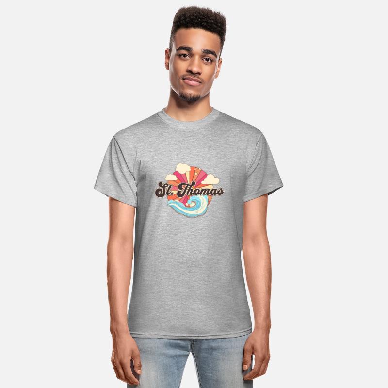 Saint Thomas Caribbean Retro Beach