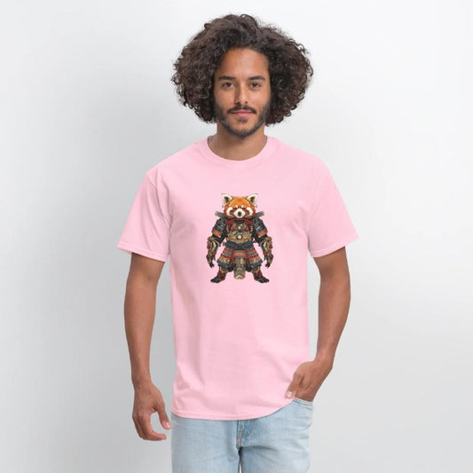 Samurai style red panda T-shirt