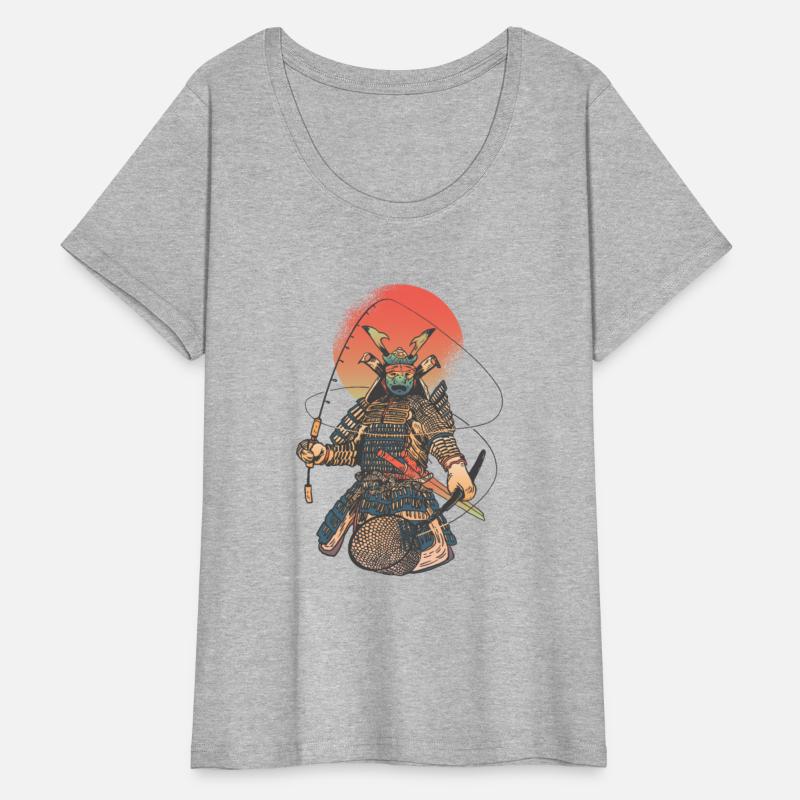 Samurai warrior fishing