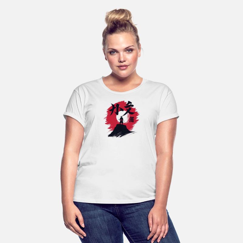 Samurai Warrior Portrait with Brush Strokes