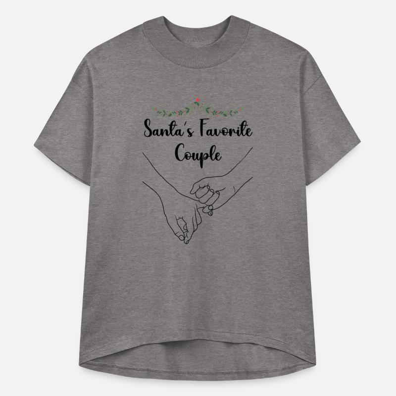 Santa's Favorite Couple Minimalist Quote Xmas
