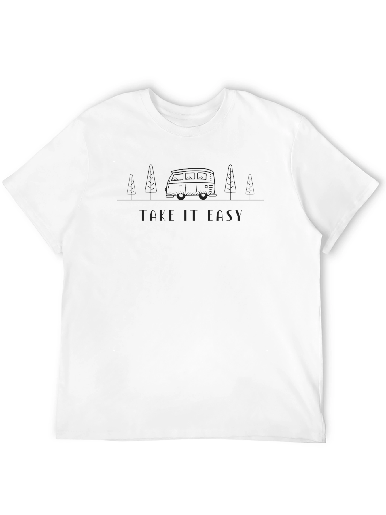 Take It Easy Graphic Tee - Black
