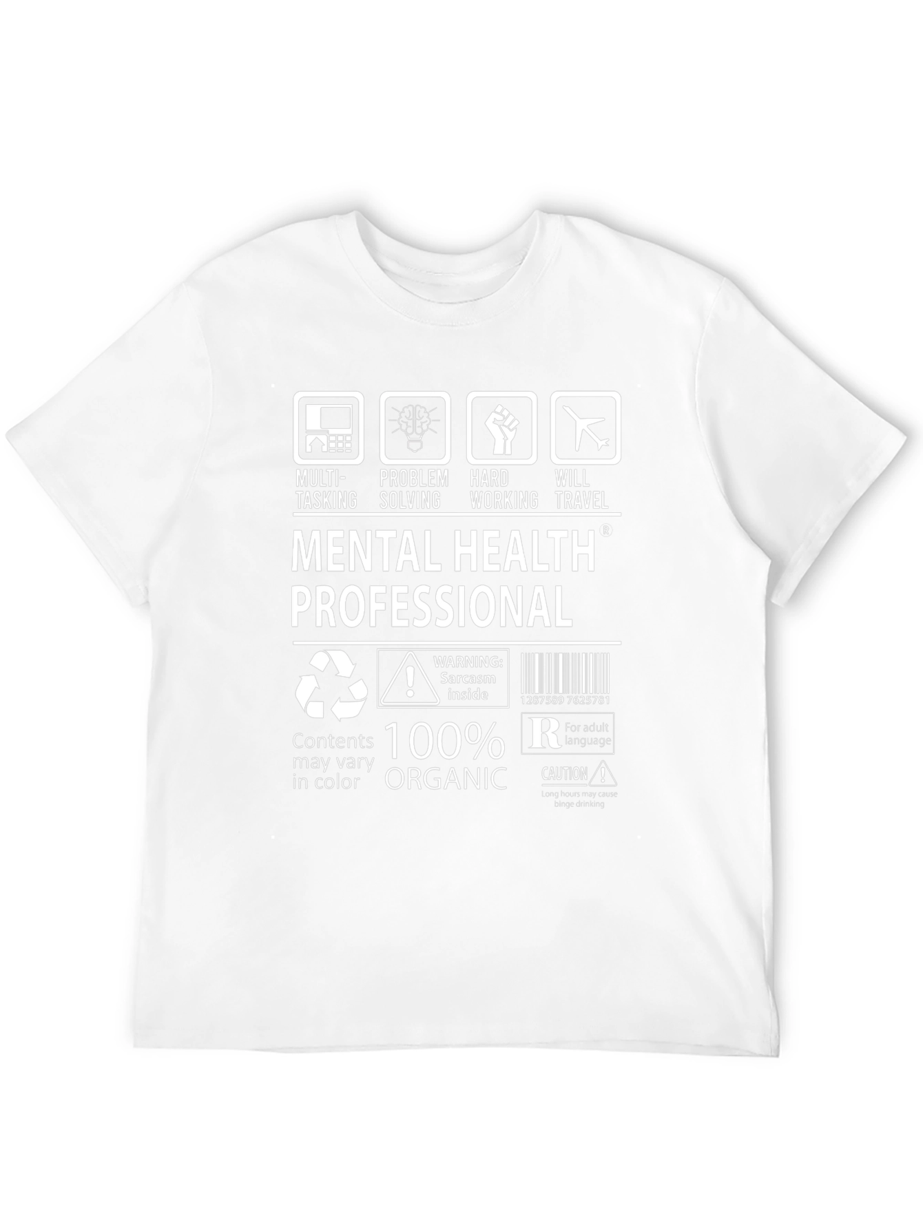 Mental Health Professional T-Shirt - Funny & Organic