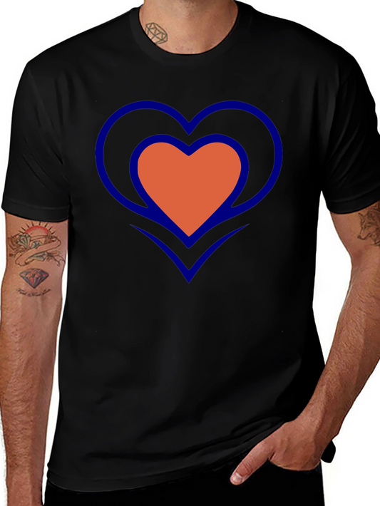 Heart Graphic T-Shirt - Stylish Casual Tee