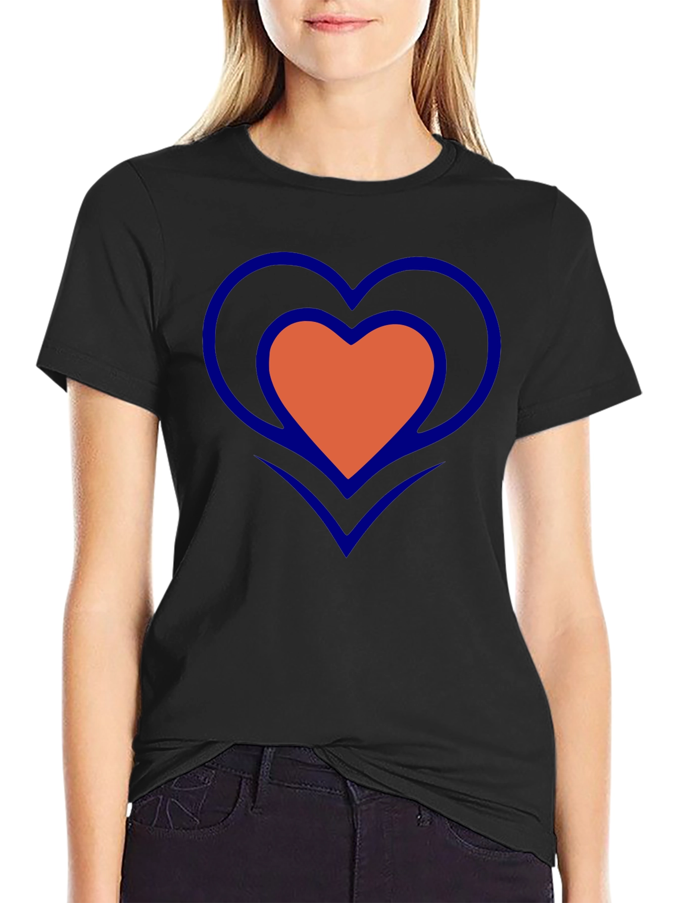 Heart Graphic T-Shirt - Stylish Casual Tee