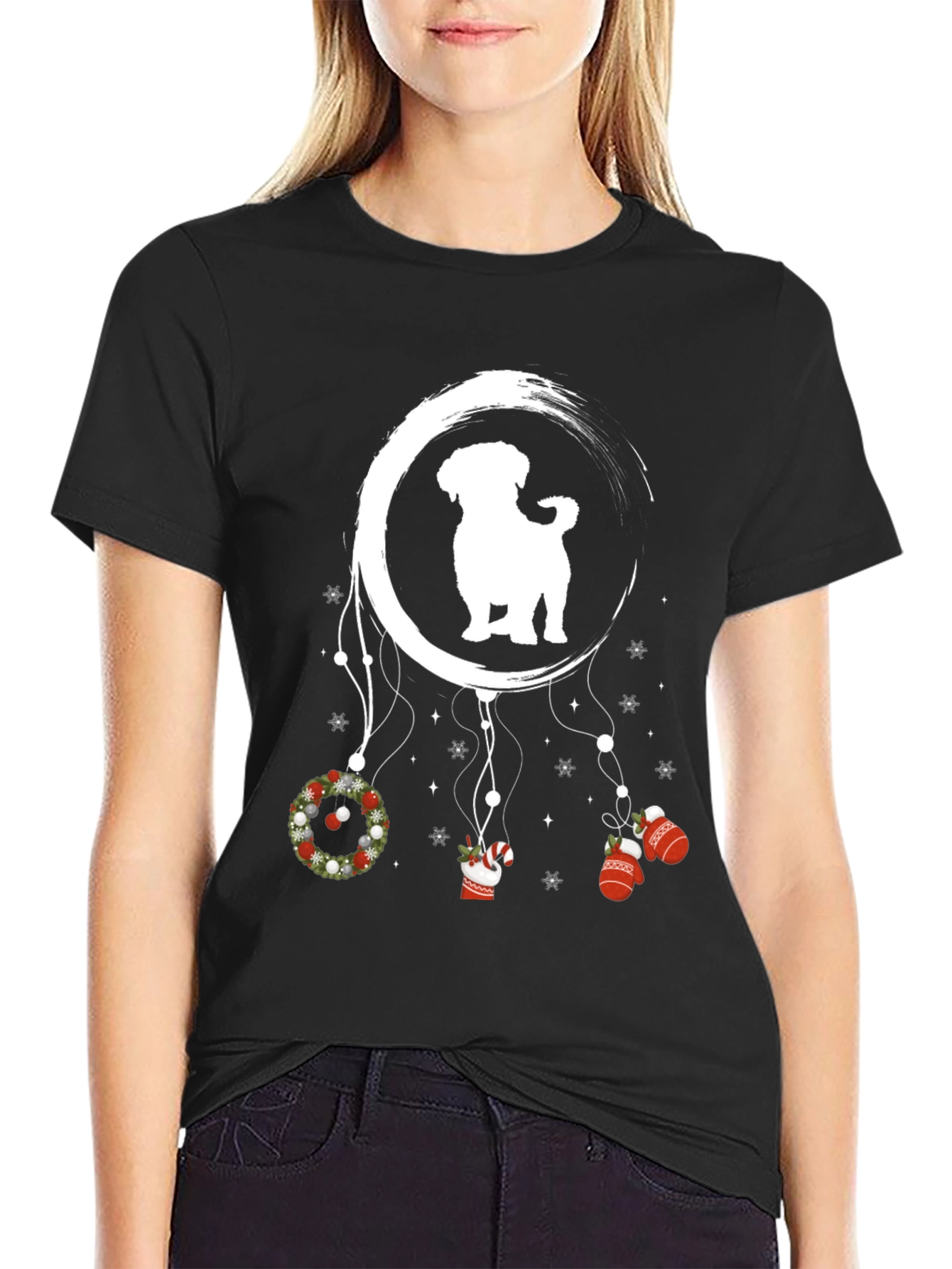 Festive Dog Dreamcatcher T-Shirt