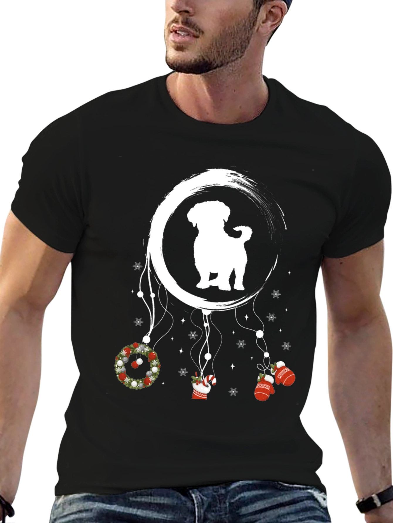Festive Dog Dreamcatcher T-Shirt