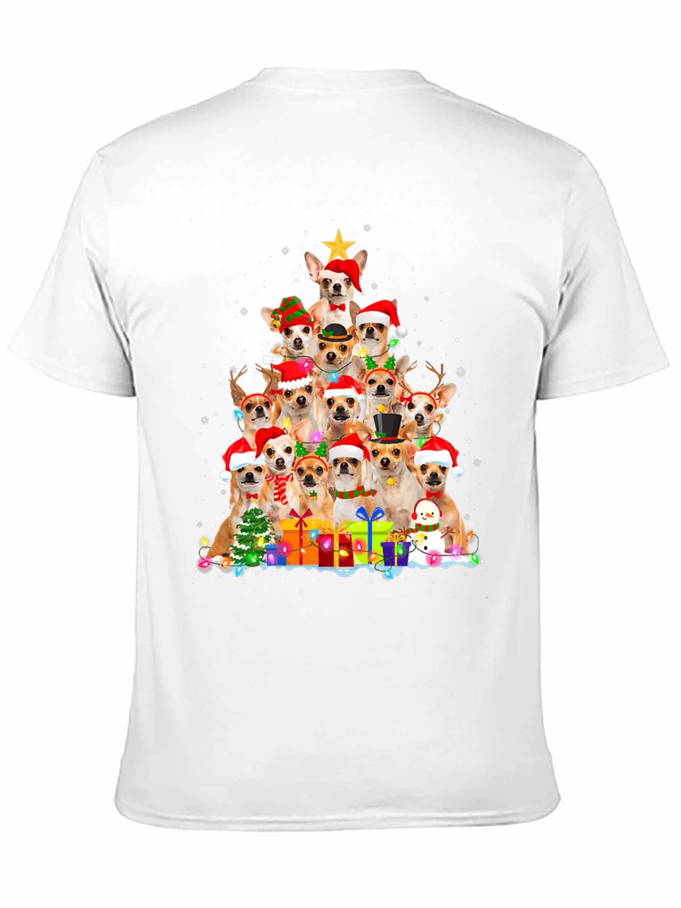 Chihuahua Christmas Tree T-Shirt - Festive Holiday Wear