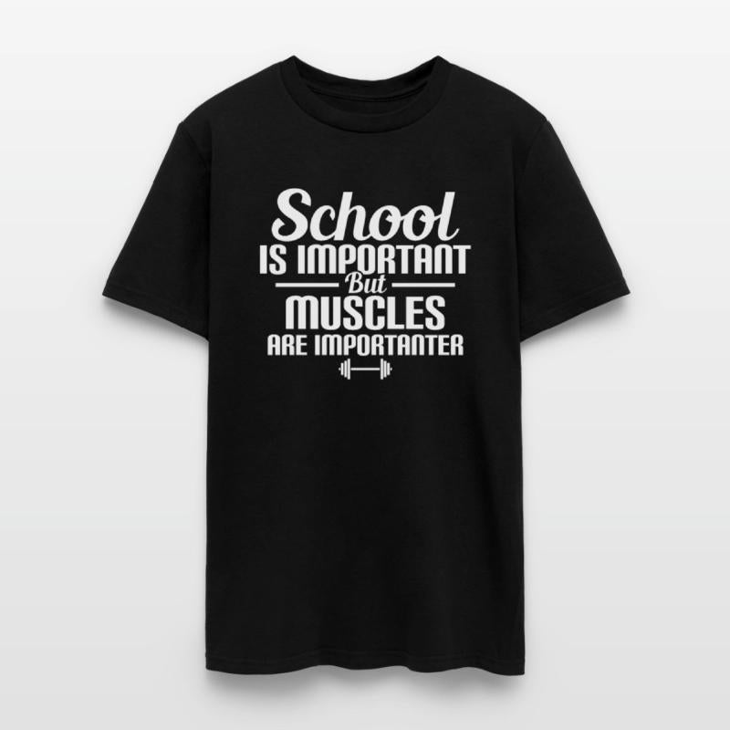 School is Important Muscels Are Importanter Gym