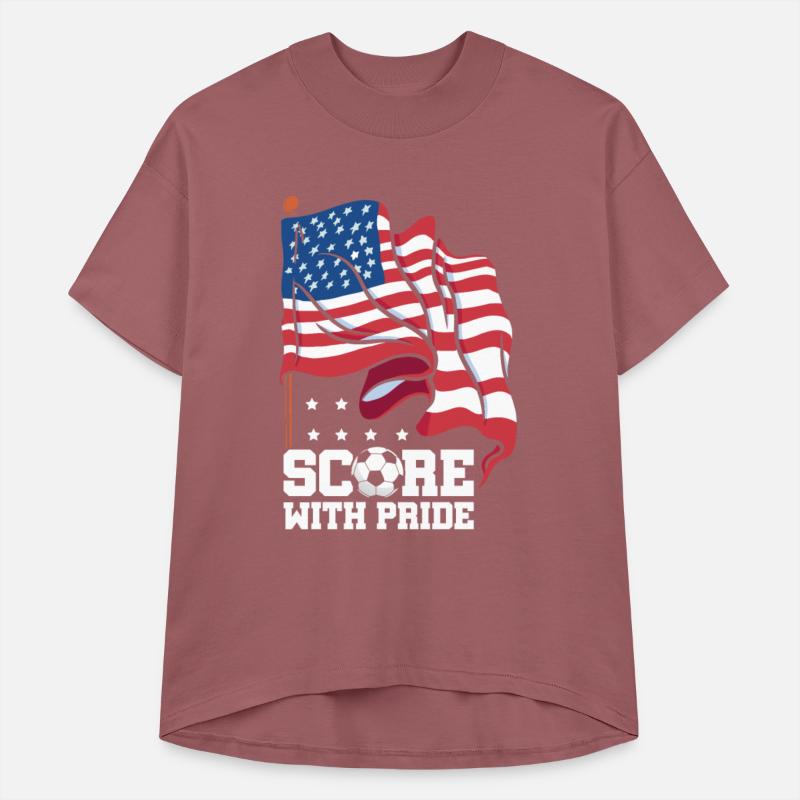Score With Pride Patriotic American Sports Flag